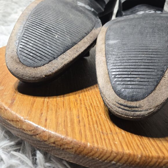 Ecco Vitrus III Men Size 7-7.5/41 Loafer Retro Black Formal Leather Comfort Shoe - Picture 6 of 11